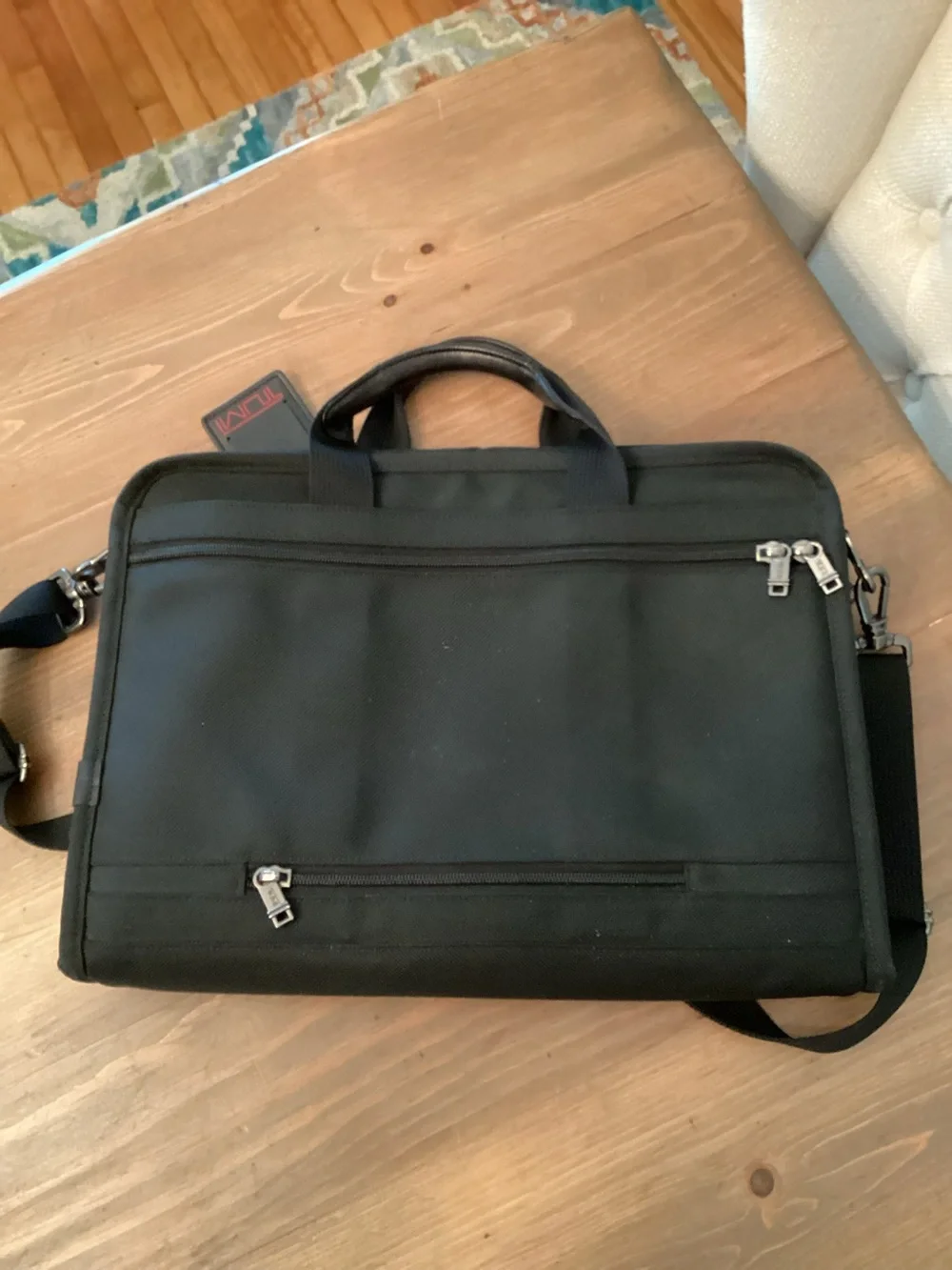 TUMI 26011D4 SLIM PROFILE LAPTOP BRIEFCASE ALPHA GENERATION 4 BALLISTIC NYLON